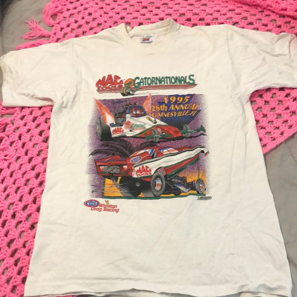 Amazing Vintage NHRA Winston Drag Racing Tee